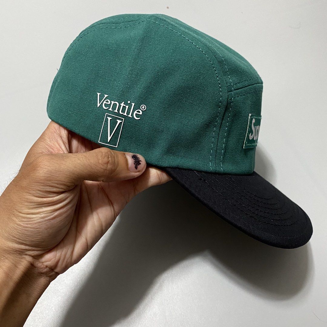Supreme Ventile Camp Cap (Category: Caps & Hats) located in Imus. Submitted by fndsvntg_307 (Listing ID 1426338930, Image 2). Description: Supreme Ventile Camp Cap Adult size Excellent condition No issue Price: 1,550.