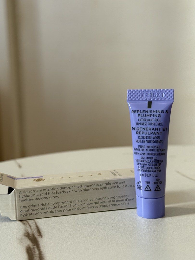 Tatcha The Dewy Skin Cream 5ml (Category: Face Care) located in Quezon City. Submitted by quirksandcurls (Listing ID 1426307977, Image 3). Description: .