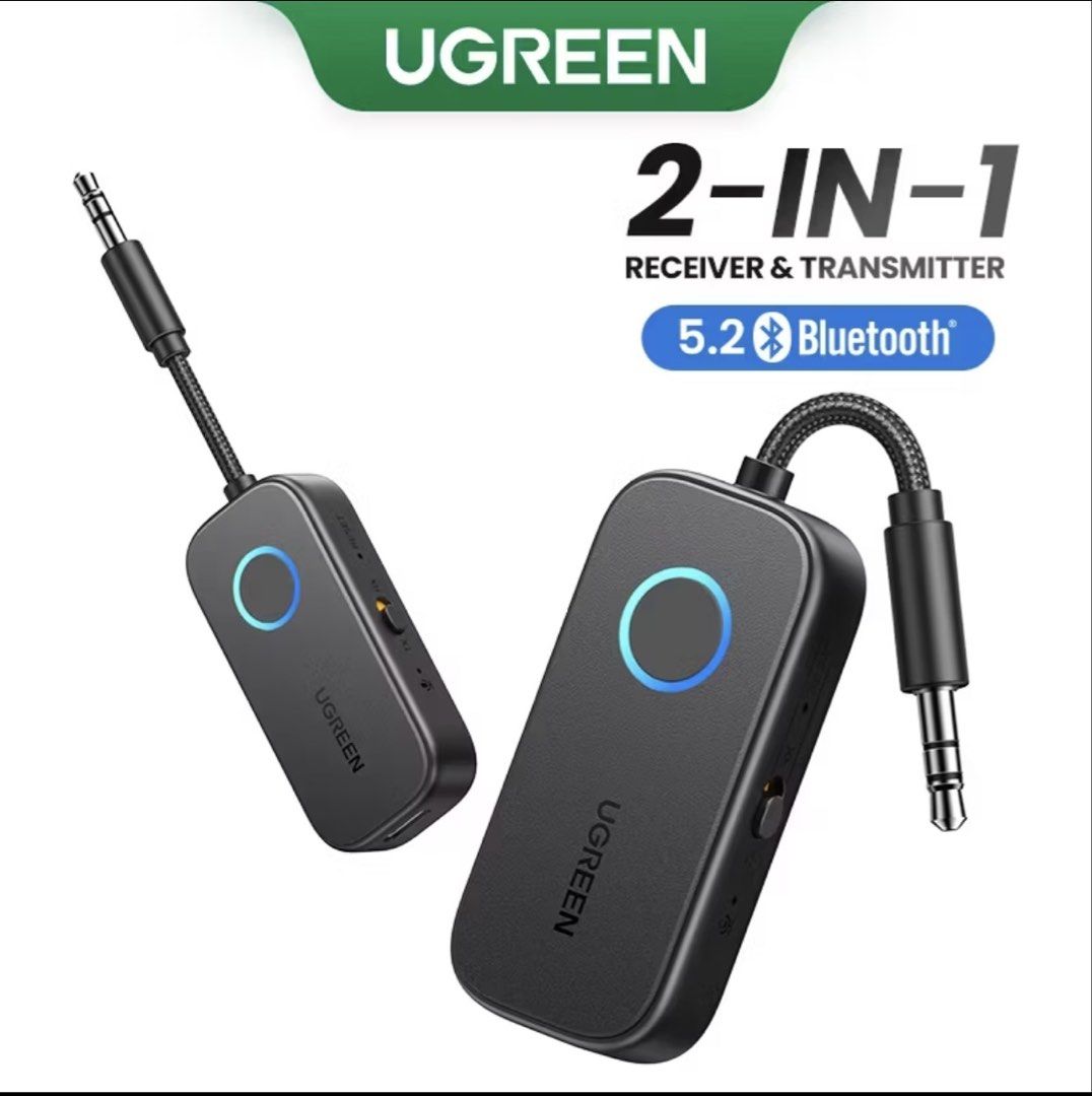 UGREEN 2-in-1 Bluetooth 5.2 Receiver & Transmitter