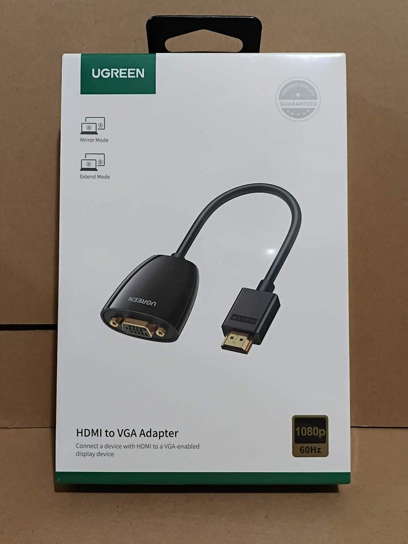 UGREEN HDMI to VGA Adapter 25cm (Category: Cables & Adaptors) located in Manila. Submitted by mxrx_ (Listing ID 1426329048, Image 1). Description: .