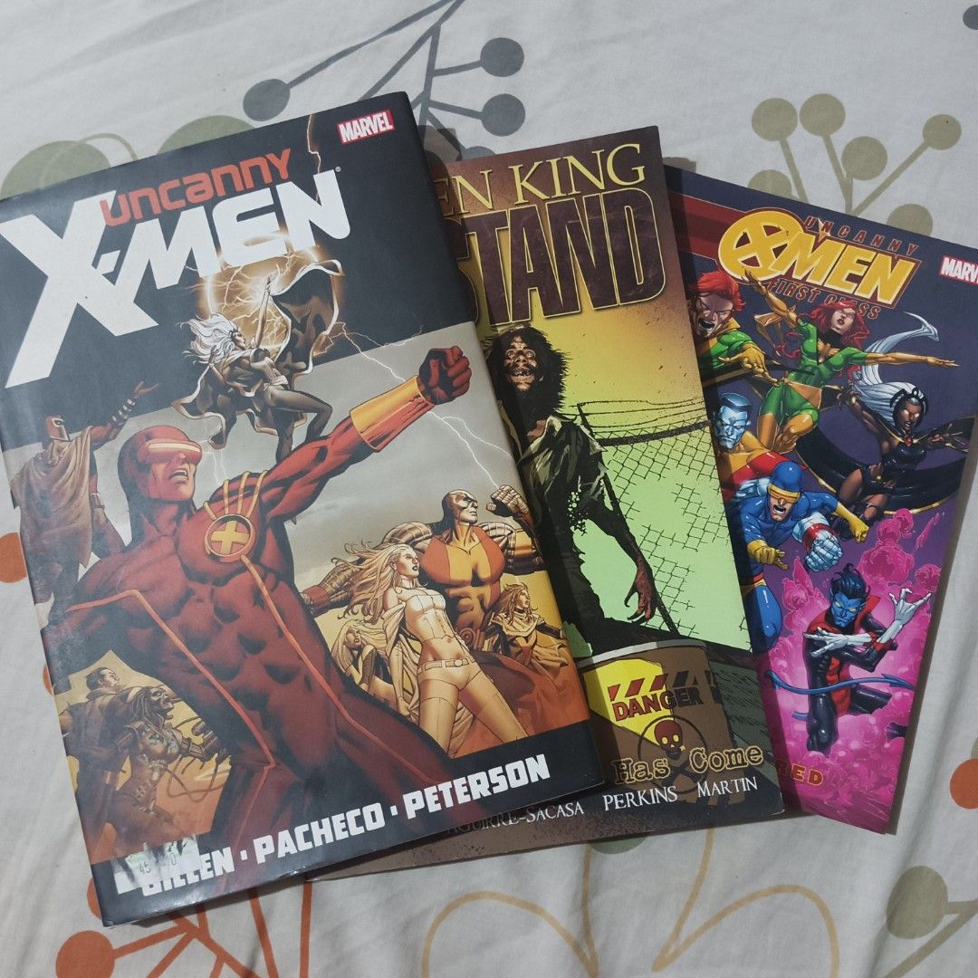 Uncanny X-Men and The Stand Comic Books (Category: Comics & Manga) located in Manila. Submitted by shaneicawat (Listing ID 1426343847, Image 1). Description: 150 each 400 as set.