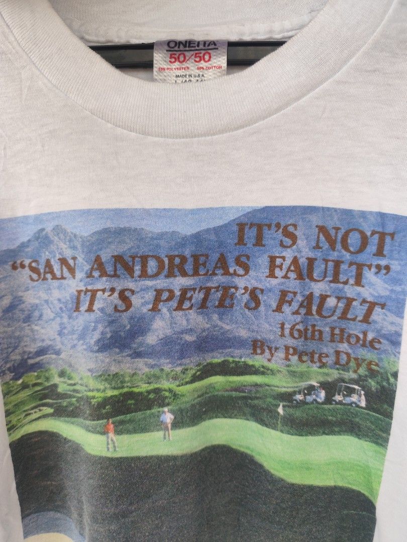 Vintage Golf T-Shirt (Category: Tshirts & Polo Shirts ) located in Manila. Submitted by gamuedawil04586 (Listing ID 1426192180, Image 2). Description: dimes 21x26 issue dirt need wash .
