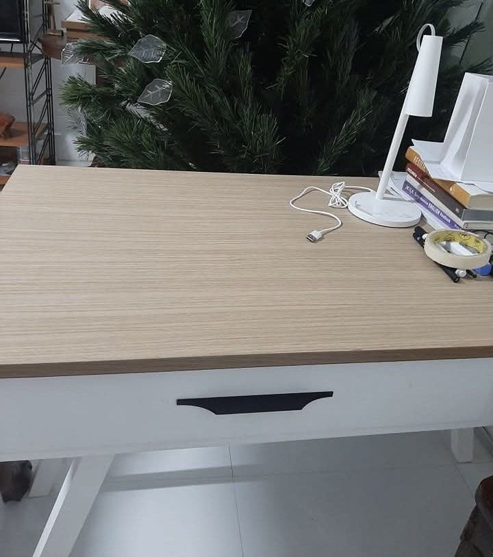 Wooden Desk with Drawer (Category: Tables & Sets) located in Bacoor. Submitted by m_aria07 (Listing ID 1426270269, Image 1). Description: .