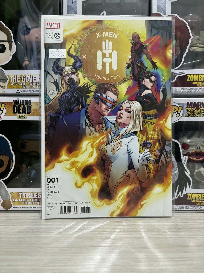 X-Men: Hellfire Gala #1 Comic (Category: Comics & Manga) located in Manila. Submitted by hobbylobby_shop (Listing ID 1426321525, Image 1). Description: X-Men Hellfire Gala #1 comic book. The cover features various X-Men characters. The comic book is in English. The price tag on the comic book is 400..