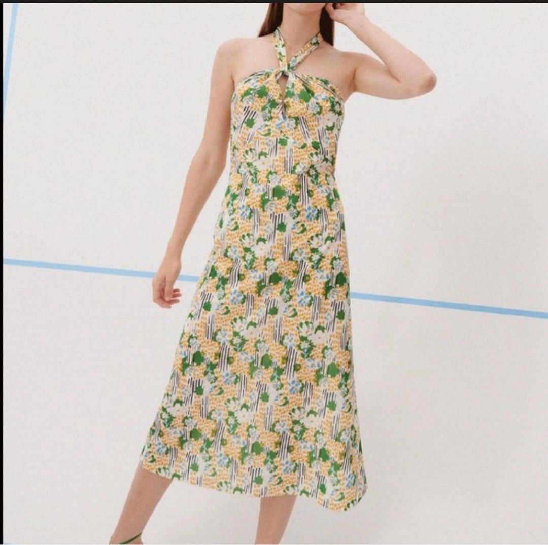 [RUSH] Zara Halter Neck Midi Dress (Category: Dresses) located in Quezon City. Submitted by lovedbymca (Listing ID 1426364774, Image 1). Description: .