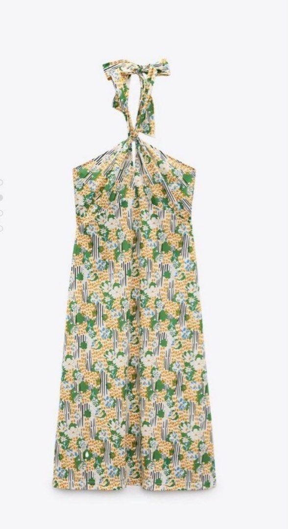 [RUSH] Zara Halter Neck Midi Dress (Category: Dresses) located in Quezon City. Submitted by lovedbymca (Listing ID 1426364774, Image 2). Description: .
