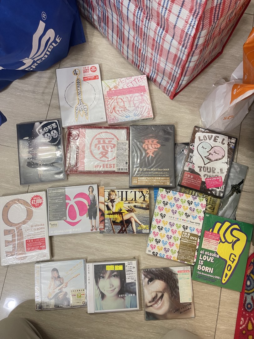 大塚愛 CD/DVD 合集, 興趣及遊戲, 收藏品及紀念品, 日本明星 - Carousell