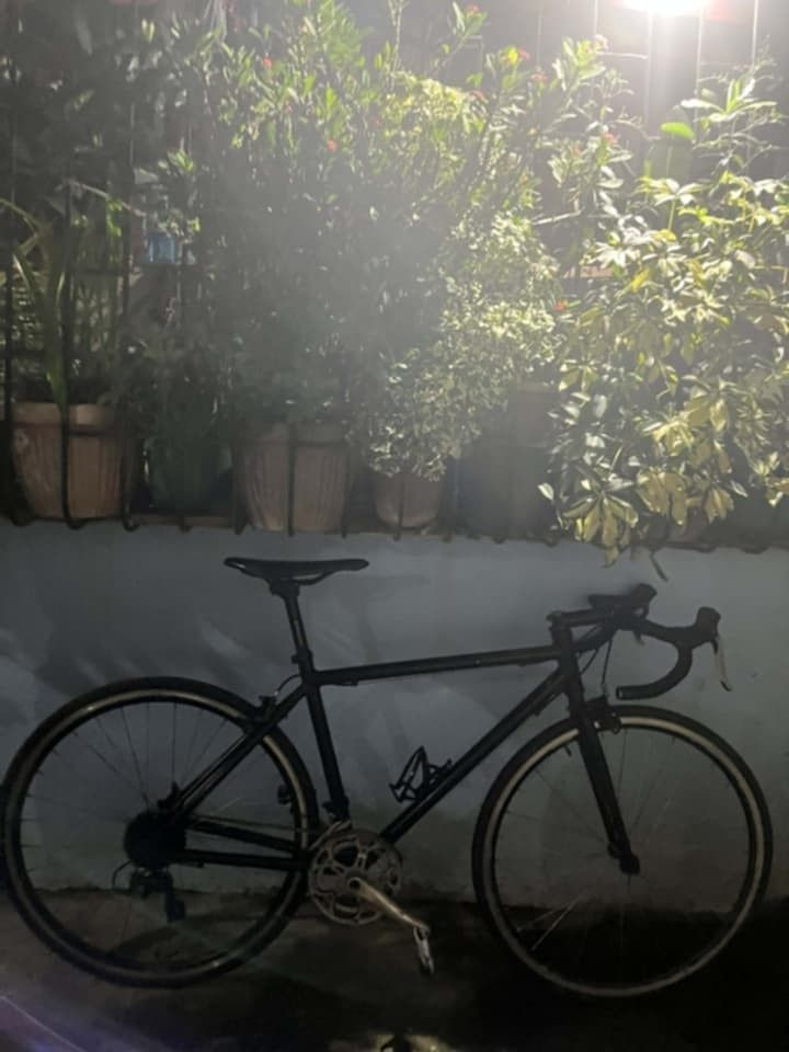 Black Road Bike (Category: Bicycles) located in Quezon City. Submitted by gagseller077 (Listing ID 1426501277, Image 1). Description: FOR SALE MURA NA MEET UP LANG KAYO NA MAG PRICE, FLAT ISANG GULONG KAYO NALANG PAAYOS PRICE FOR ATTENTION ONLY READ DESCRIPTION.