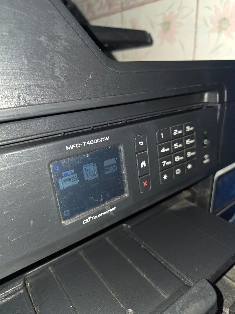 PRINTER (Category: Printers, Scanners & Copiers) located in Baliuag. Submitted by jimi2nice (Listing ID 1426406203, Image 2). Description: BROTHER MCF-T 4500DW FAST A3 PRINTER NO DEFECTS TEST ALL YOU WANT Low Cost, High Quality Cost Efficient Save more with Brother's ultra high-yield ink bottles, as well as automatic 2-sided printing. 6500 pages (black)** | 5000 pages (colour)** | 50% cost savings Easy to Refill Enjoy quick, fuss-free refills and