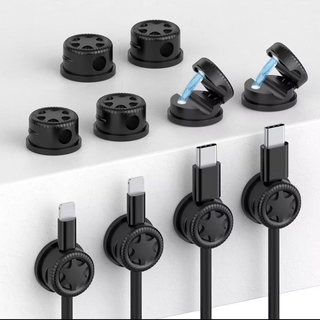 Cable Organizer - Black/White - Multiple Quantities405990708264325120