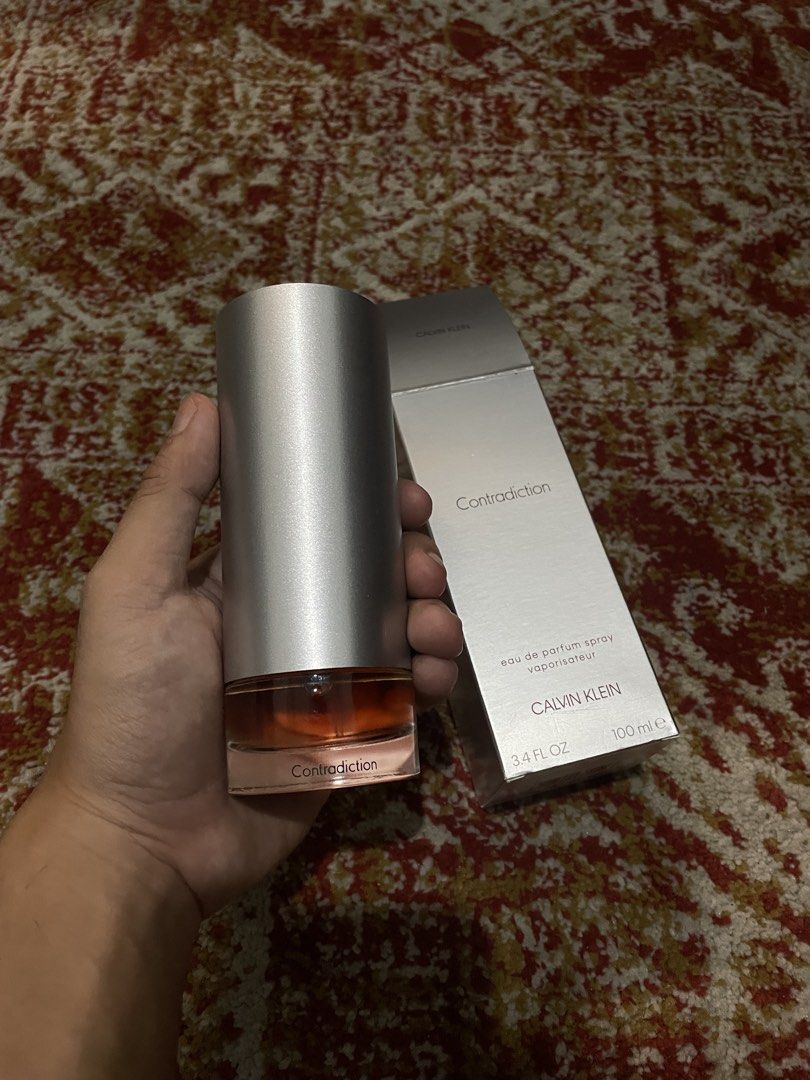 Calvin Klein Contradiction Eau de Parfum 100ml (Category: Fragrance & Deodorants) located in Dumaguete. Submitted by raspberrypepsi (Listing ID 1426576593, Image 3). Description: .