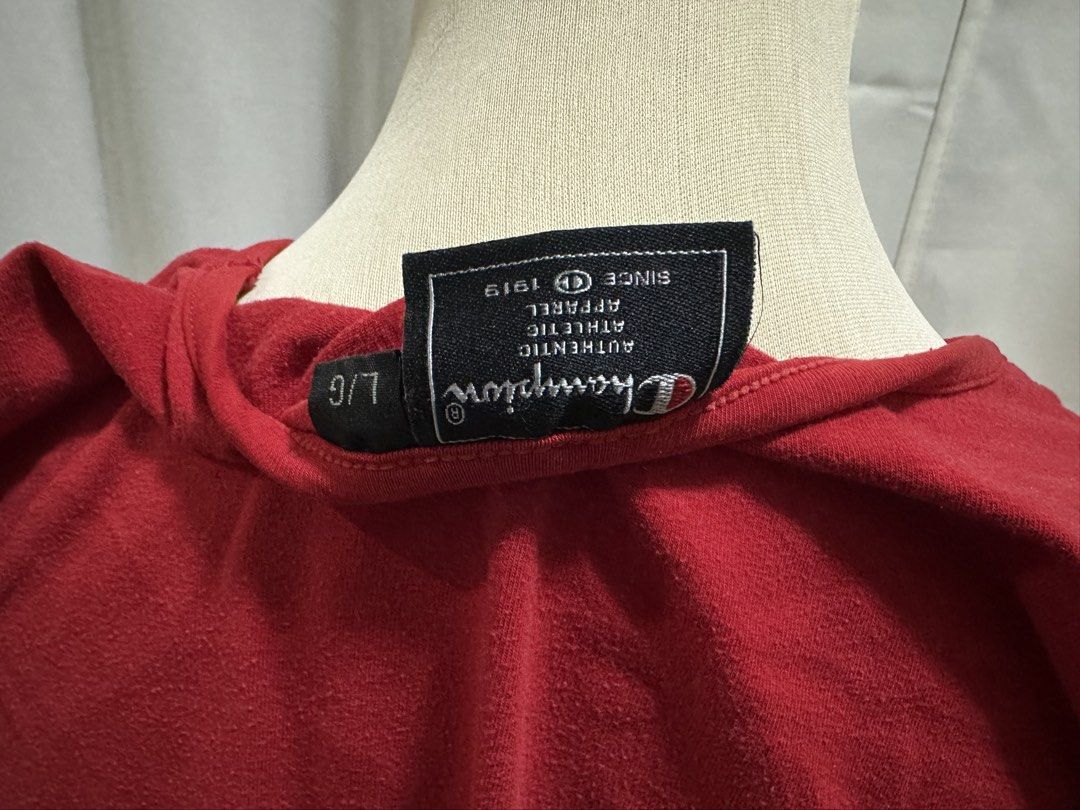 Champion Red T-shirt (Category: Shirts) located in Manila. Submitted by randomdeclutter (Listing ID 1426561155, Image 3). Description: .