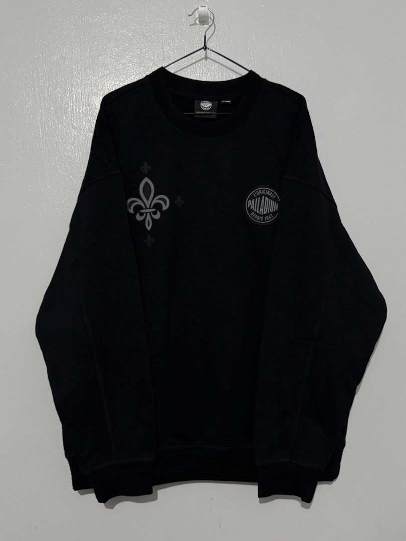 Chrome Hearts Inspired Authentic Palladium Black Sweatshirt (Category: Coats, Jackets and Outerwear) located in Bulacan. Submitted by hilligna (Listing ID 1426504396, Image 3). Description: Chrome Hearts Inspire Authentic Palladium Sweatshirt Fit to Size L to XL Brandnew Condition Bagong bago Bought in Shibuya Japan .