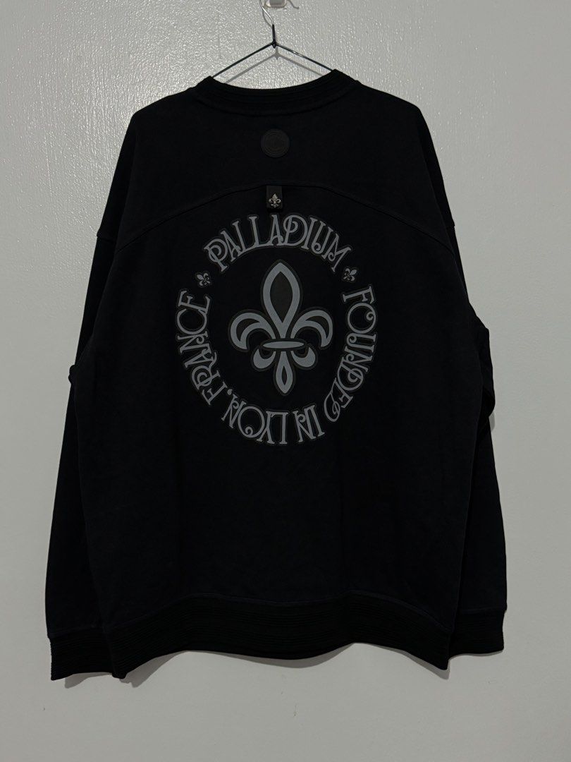 Chrome Hearts Inspired Authentic Palladium Black Sweatshirt (Category: Coats, Jackets and Outerwear) located in Bulacan. Submitted by hilligna (Listing ID 1426504396, Image 2). Description: Chrome Hearts Inspire Authentic Palladium Sweatshirt Fit to Size L to XL Brandnew Condition Bagong bago Bought in Shibuya Japan .