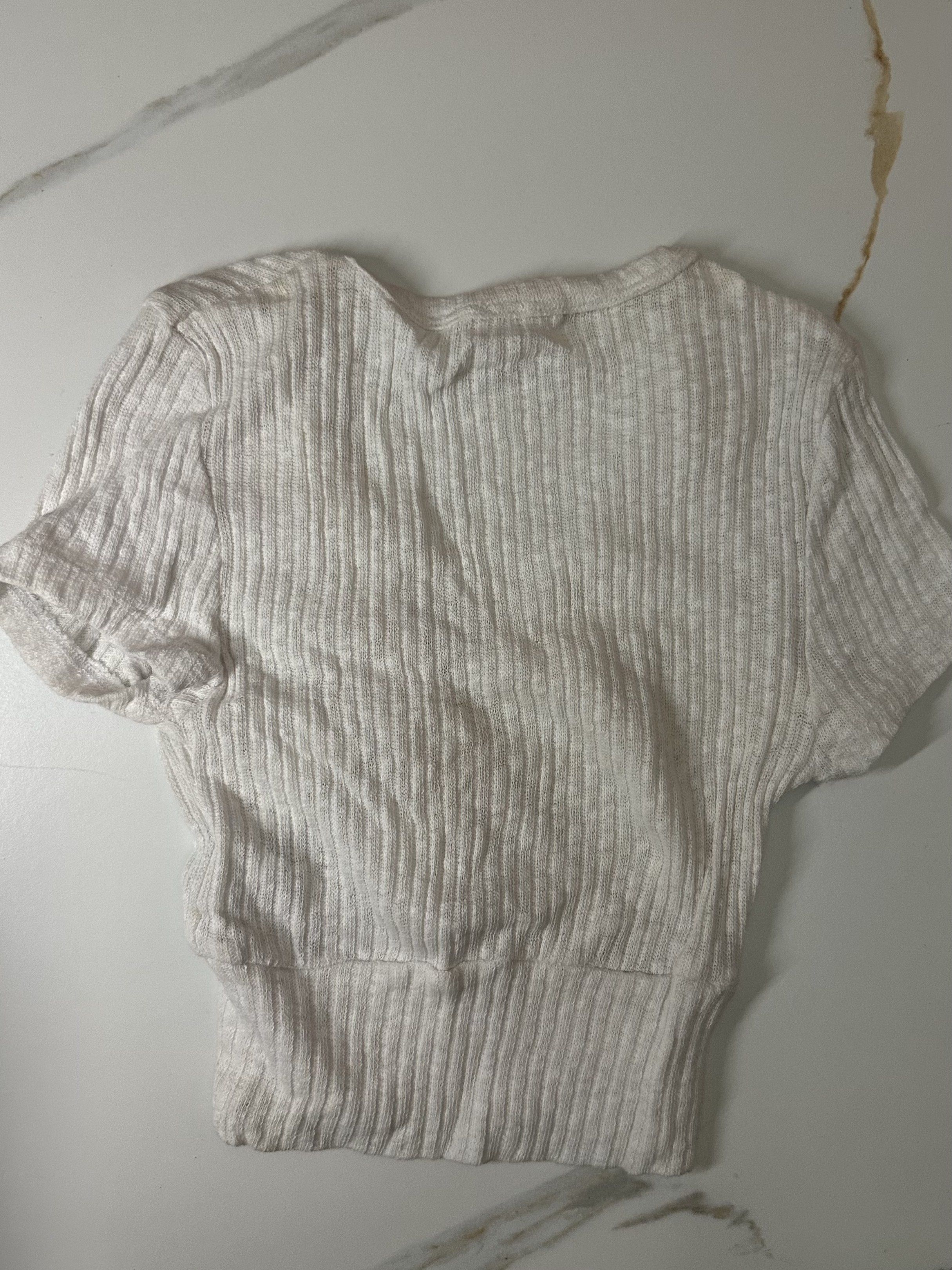Cotton On Ribbed Wrap Top - Black and White (Category: Blouses) located in Baliuag. Submitted by just.slay (Listing ID 1426478622, Image 2). Description: - both used once - in excellent condition - stretchy fabric *Black S *White XS **109 each , 200 if taking both.