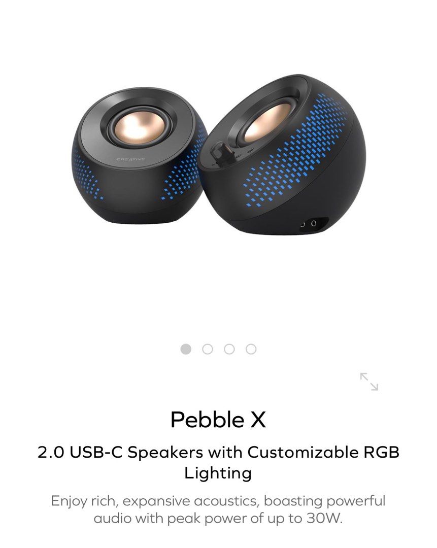Creative Pebble X Speakers