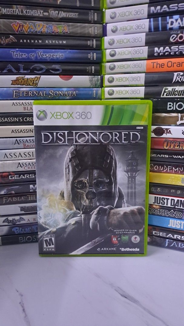 Dishonored Xbox 360 Game (Category: Xbox) located in Muntinlupa City. Submitted by echo.066 (Listing ID 1426533857, Image 1). Description: FOR SALE XBOX 360 CD GAME 750 PHP DISHONORED NTSC MINT CONDITION AVAILABLE FOR DELIVERY VIA LALAMOVE AVAILABLE FOR SHIPPING VIA J&T EXPRESS MODE OF PAYMENT : BANK / GCASH / MAYA MUNTINLUPA CITY LOCATION .