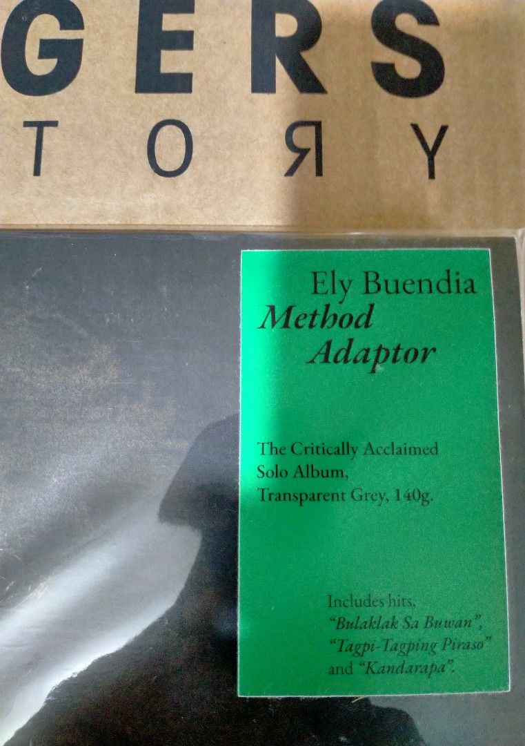 Ely Buendia Method Adaptor Vinyl Record (Category: Vinyls) located in San Pedro. Submitted by joseph.dejesus2682 (Listing ID 1426393488, Image 2). Description: For Sale: Ely Buendia Method Adaptor Album Vynyl-7500 (before)Sealed never tested ..Lets talk its Negotiable but the shipment fee is separated..Lets talk about the Reliable fast shipping service Youn want..located in San pedro laguna ..Possible meet up only for sure buyer Alabang festival 