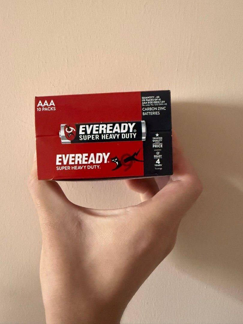 Eveready AAA batteries454142614590597120