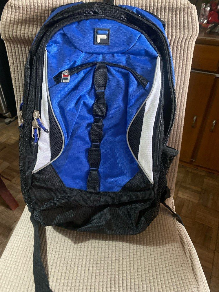 File Backpack (Category: Backpacks) located in Manila. Submitted by sample_only (Listing ID 1426411881, Image 1). Description: Blue Fila Backpack 20x14 Bought in USA.