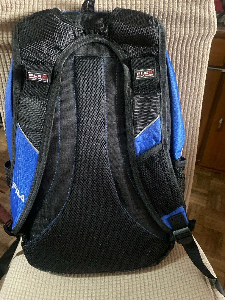 File Backpack (Category: Backpacks) located in Manila. Submitted by sample_only (Listing ID 1426411881, Image 2). Description: Blue Fila Backpack 20x14 Bought in USA.