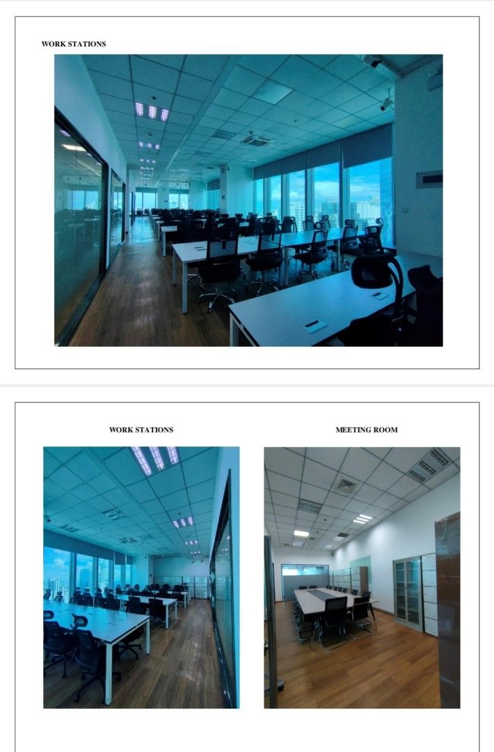 FITTED OFFICE SPACE IN MAKATI FOR LEASE (Category: Commercial) located in Paranaque City. Submitted by rdsamson_888 (Listing ID 1426555262, Image 2). Description: CODE: RS000670 ✅Floor Area: 1,426 square meters Office space is PEZA-accredited and a Grade A, LEED Gold pre-certified building. It is highly suited for BPO companies, IT firms, and multinational corporations seeking tax incentives, providing 24/7 operations, 100% back-up power, and mod