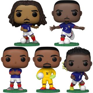 Pack De 5 Figurines Football 2022 Equipe De France - Lloris, Griezmann, Mbappé