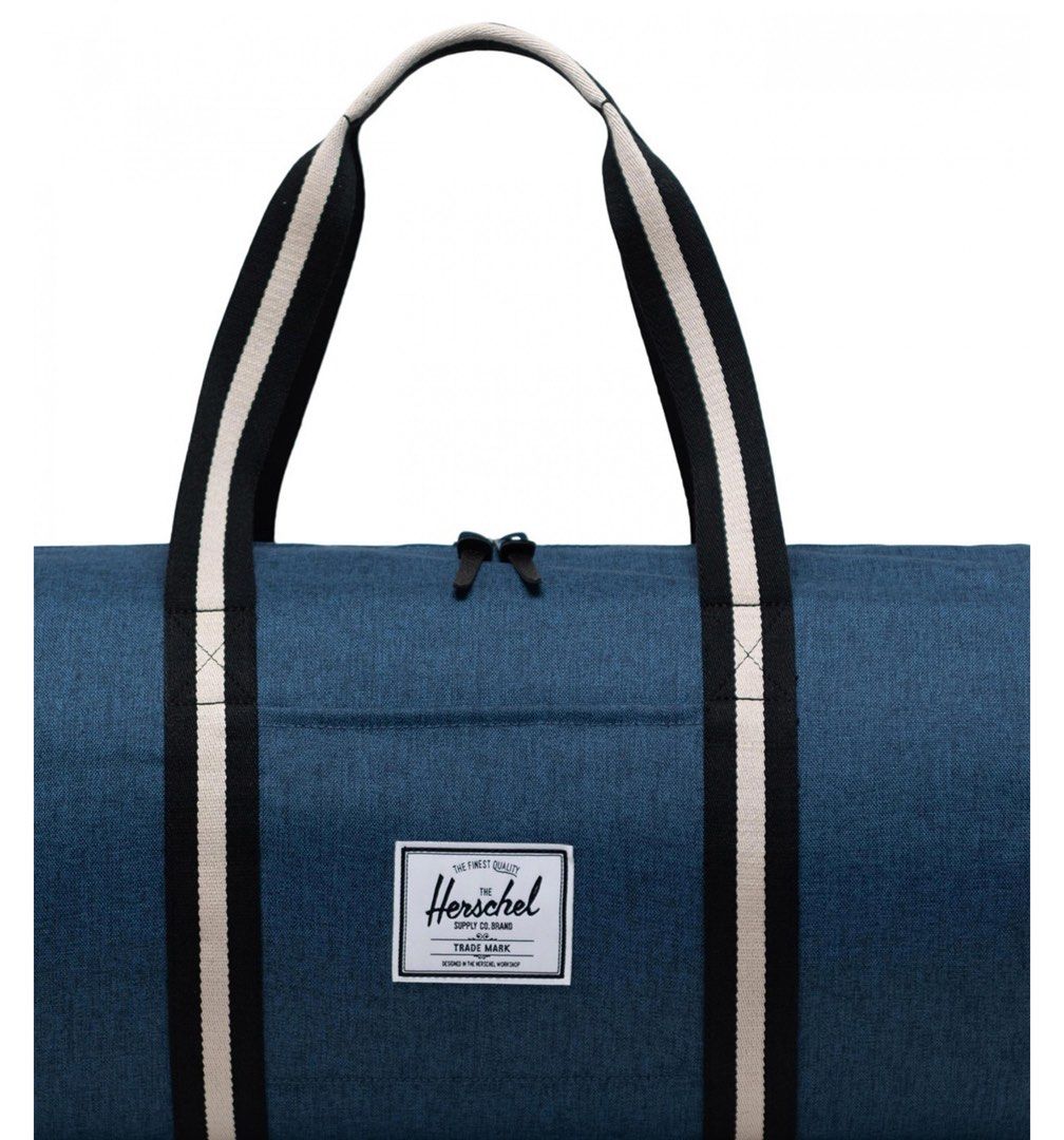 Herschel Supply Co. Duffle Bag (Blue) (Category: Sling Bags) located in Makati City. Submitted by ja_declutters (Listing ID 1426498045, Image 2). Description: Good as new Authentic/Original Guaranteed.