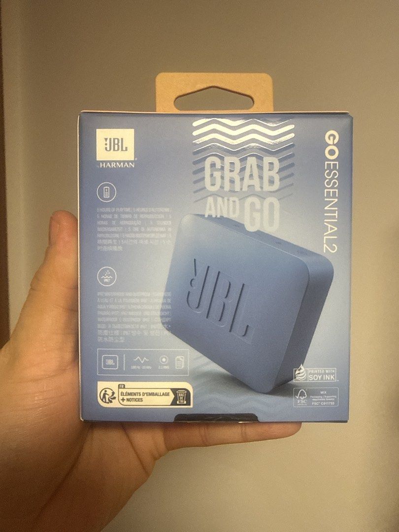 JBL Go Essential 2 Portable Bluetooth Speaker - Blue408829974598144001