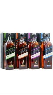 Johnnie Walker Black Label Origin Series 12 Year Old, Bourbon Cask, 42% whisky bottle