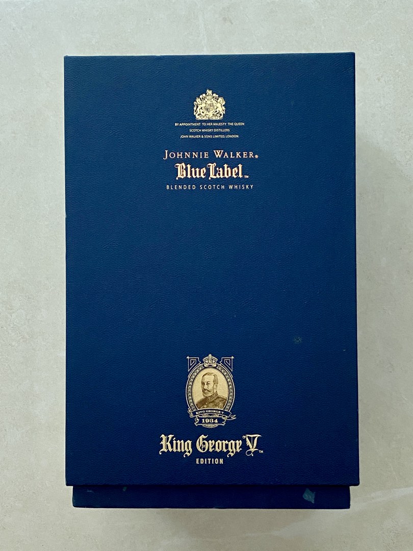 Johnnie Walker Blue Label King George V Edition, Food & Drinks ...