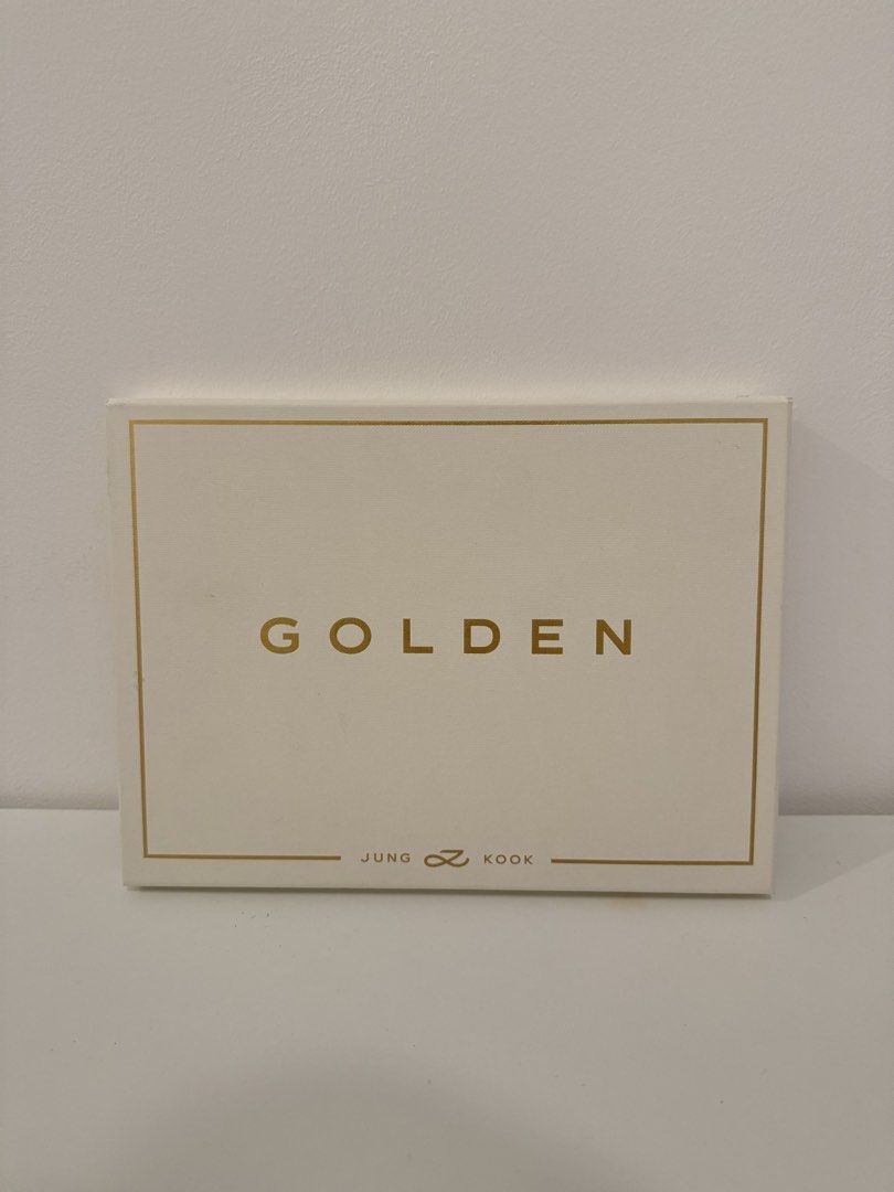 Jung Kook Golden Album (Category: CDs & DVDs) located in Las Pinas. Submitted by airahcamille97 (Listing ID 1426479747, Image 1). Description: Golden album by Jung Kook Solid Version. It includes the album box, photo cards, and a folio..
