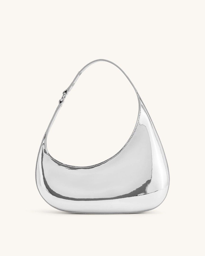 JW Pei Harlee Shoulder Bag (Silver) (Category: Shoulder Bags) located in Quezon City. Submitted by treasurededit (Listing ID 1426570257, Image 3). Description: Authentic Used once for an event Retails for 6,100.