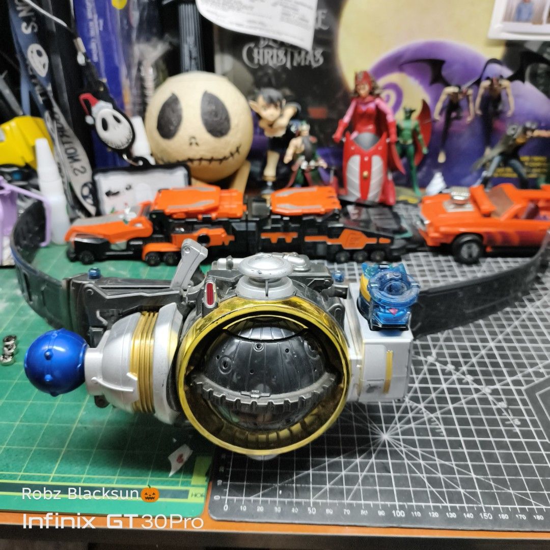 Kamen rider meteor belt (Category: Action & Battle Toys) located in Tanza. Submitted by robzblacksun (Listing ID 1426419312, Image 1). Description: working as is condition missing battery cover 2nd hand toy.