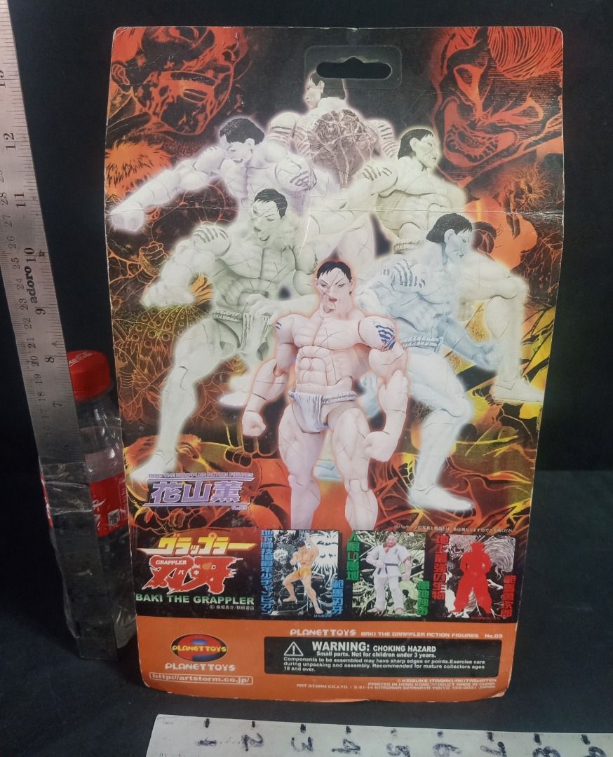 Kaoru Hanayama from baki action figure (Category: Figurines & Statues) located in Quezon City. Submitted by olxph_204677666 (Listing ID 1426463059, Image 3). Description: Kaoru Hanayama action figure from Baki by Planet Toys, the box is sealed, and the box and clamshell have dents. Actual photos posted WYSIWYG. selling for 3500php. Shop pick up or shipping only. Shop location: Lagro Fairview. For a faster response and more items, please visit our