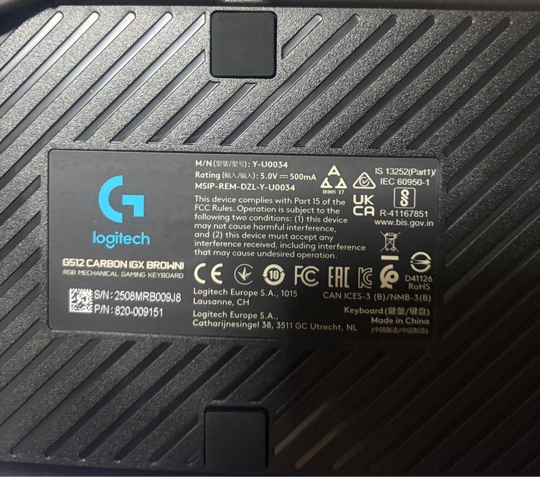 Logitech G512 RGB Mechanical Gaming Keyboard453763768014622722