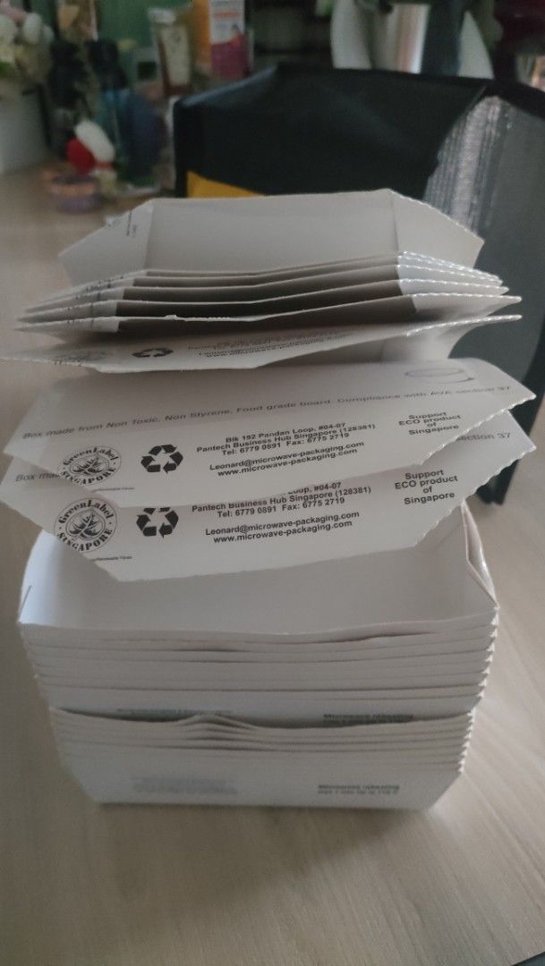 New Food Packaging Boxes - Unused, Furniture & Home Living, Kitchenware ...