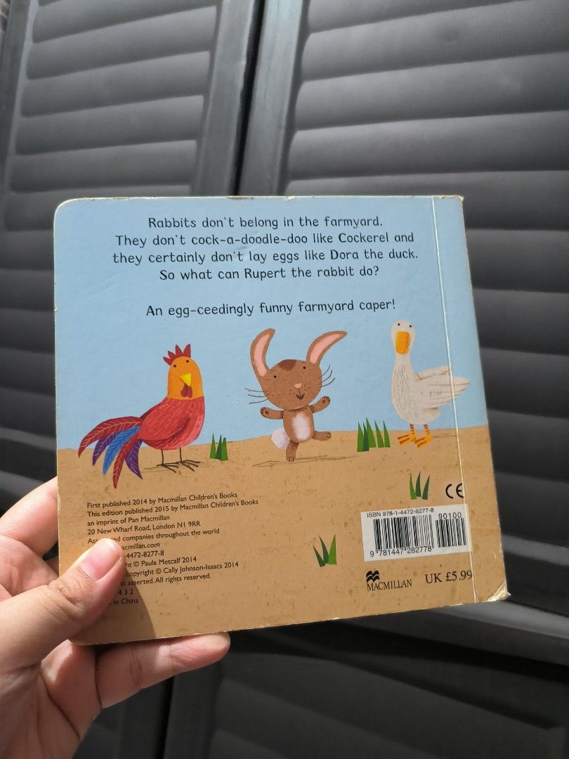 Rabbits Don't Lay Eggs! Children's Book (Category: Children's Books) located in Dasmarinas. Submitted by chscollections (Listing ID 1426578640, Image 2). Description: Obvious flaws are seen in photos Book preview shown in photos 💸 Gcash 🚚 J&T, Lalamove, Shapi co 📌 Dasmarinas, Cavite.