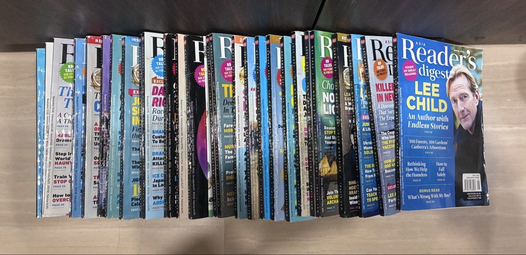 Reader's Digest Magazines - Assorted Issues (Category: Magazines) located in Singapore. Submitted by samzsoon15 (Listing ID 1426439421, Image 1). Description: Reader’s Digest Past Issues, selling as a batch! .