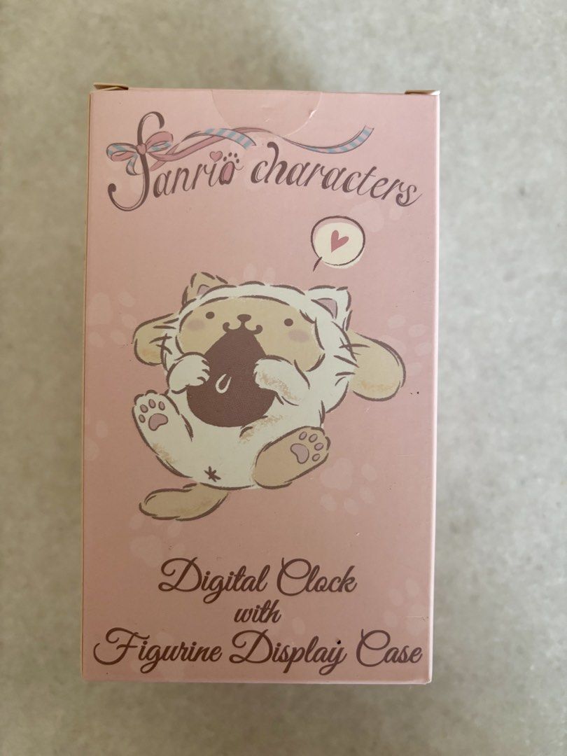 Sanrio Digital Clock with Figurine Display Case, Furniture & Home ...