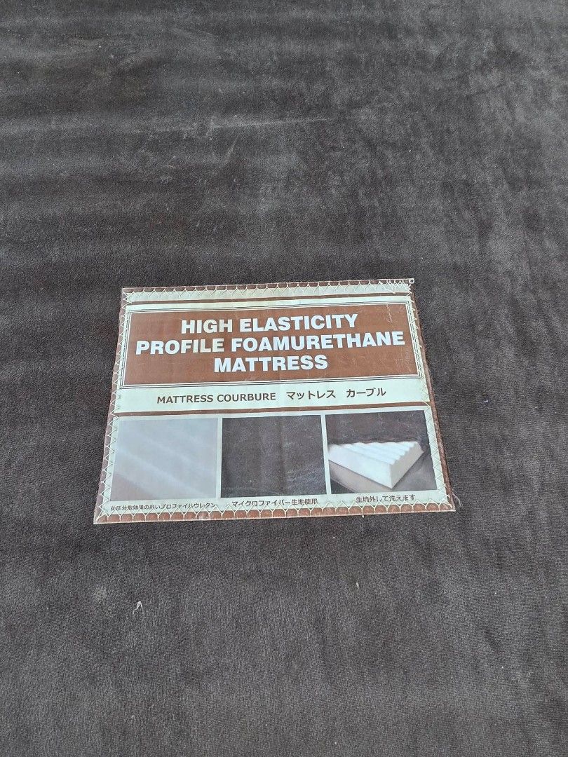 Single Bed Frame with High Elasticity Mattress (Category: Bed Frames & Mattresses) located in Sablan. Submitted by gongonshelley12 (Listing ID 1426573174, Image 3). Description: PRICE 7500 JAPAN ITEMS SINGLE SIZE BED WITH MEMORY FOAM 4 INCHES THICK FOAM SOBRANG LAMBOT PO NG FOAM NYAN.. MABABA LANG PO ITO PERO ANG SARAP HIGAAN...