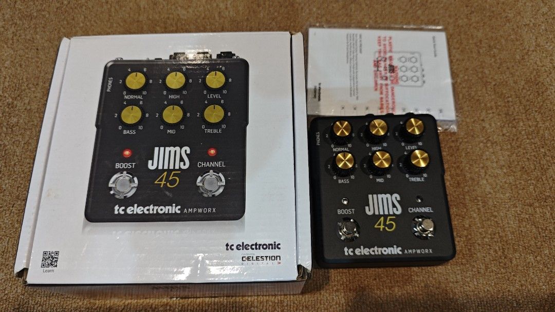 TC Electronic Jims 45 Preamp like new (Category: Musical Instruments) located in Quezon City. Submitted by johnybuddy (Listing ID 1426528361, Image 1). Description: TC Electronic Jims 45 Preamp like new Selling for 12,000 pesos Trade value is 14,000 pesos No issues Like new Commonwealth QC Area.