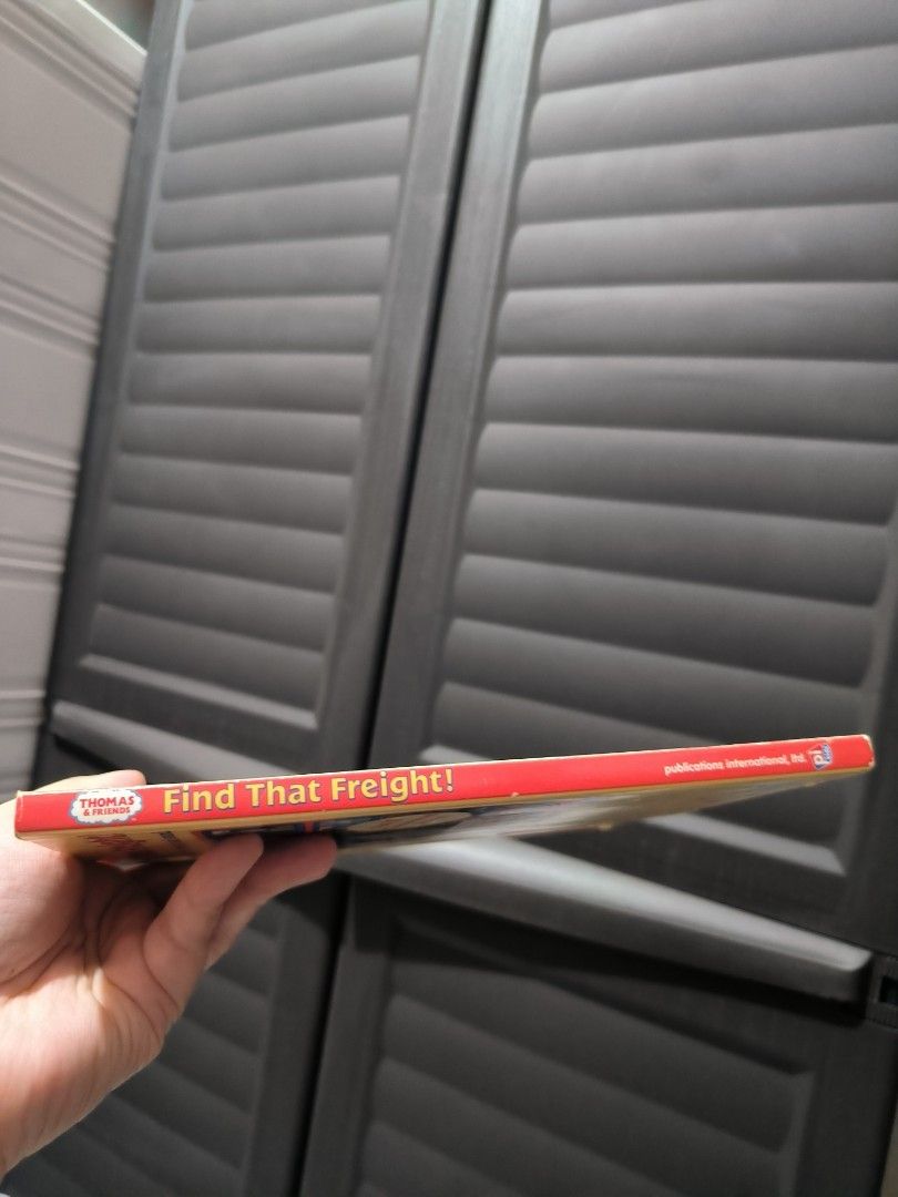 Thomas & Friends Find That Freight! Book (Category: Children's Books) located in Dasmarinas. Submitted by chscollections (Listing ID 1426579291, Image 3). Description: Sounds not working Good as boardbook with flaps Obvious flaws are seen in photos Book preview shown in photos 💸 Gcash 🚚 J&T, Lalamove, Shapi co 📌 Dasmarinas, Cavite.