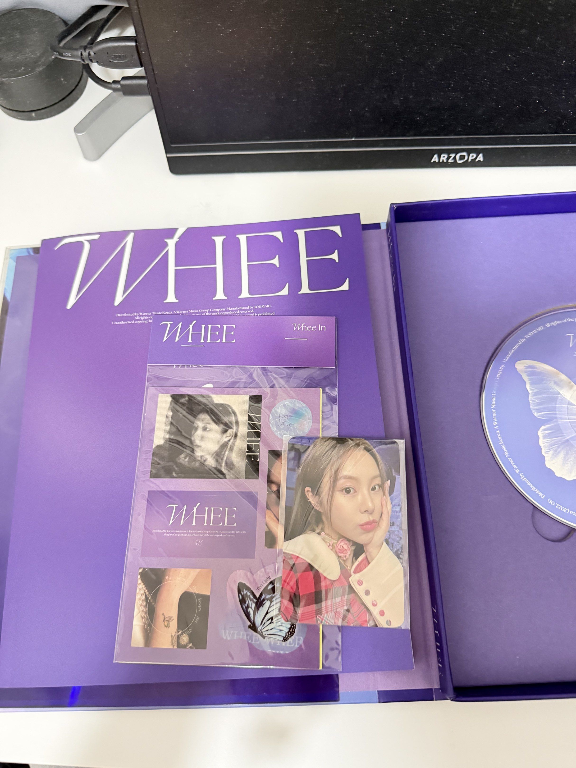 UNSEALED MAMAMOO WHEEIN WHEE ALBUM (Category: K-Wave Merchandise) located in Manila. Submitted by onlyccabello (Listing ID 1426576768, Image 2). Description: UNSEALED MAMAMOO WHEEIN WHEE ALBUM mint condition complete inclusions stored after opening rfs: need urgent funds can do meetup around cubao area sdd/ggx delivery. buyer shoulders sf gcash pm for questions/inquiries kpop mamamoo solar moonbyul wheein hwasa solo pc photocard photocards girlgr