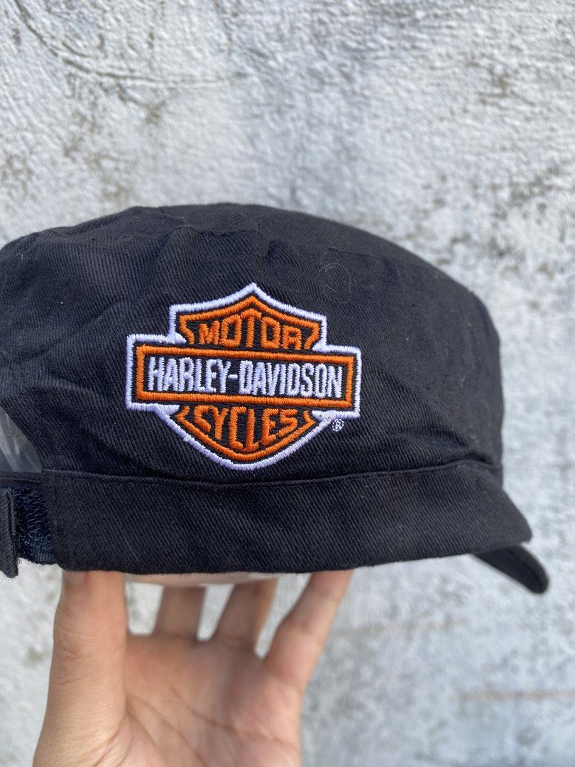 Vintage Miller Harley Davidson Flat-top Cap - OS (Category: Caps & Hats) located in Cavite. Submitted by thrift_sum_mo (Listing ID 1426456698, Image 3). Description: .