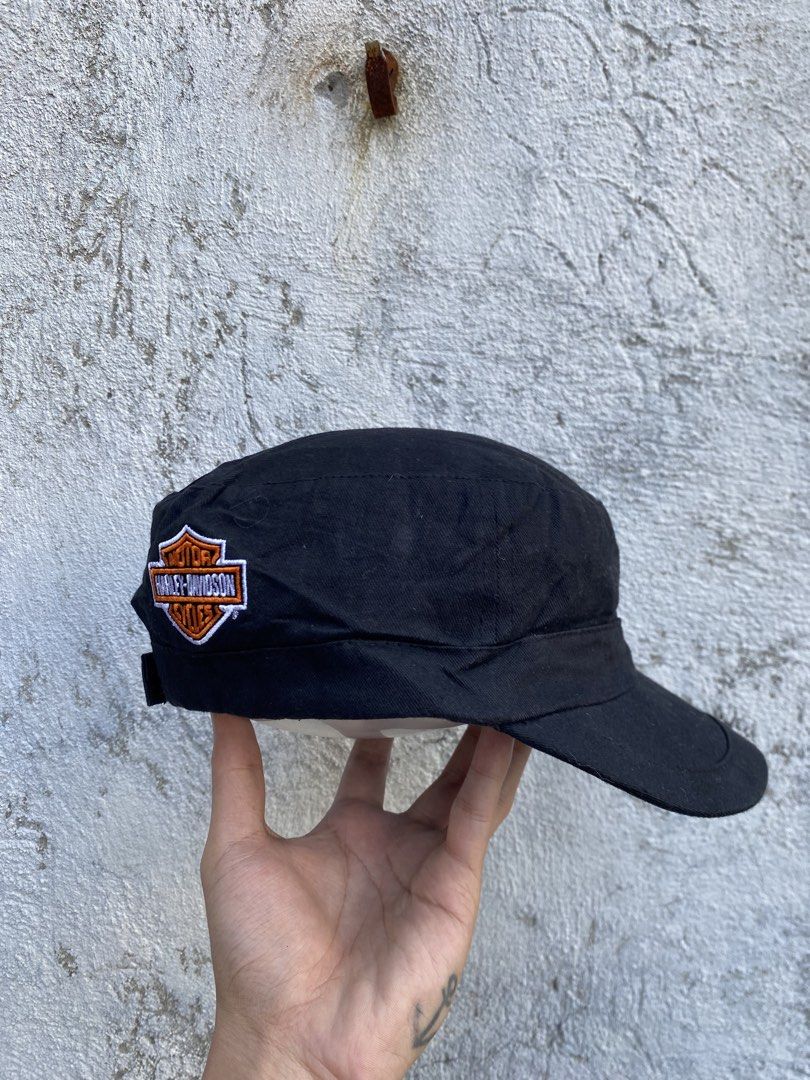 Vintage Miller Harley Davidson Flat-top Cap - OS (Category: Caps & Hats) located in Cavite. Submitted by thrift_sum_mo (Listing ID 1426456698, Image 1). Description: .