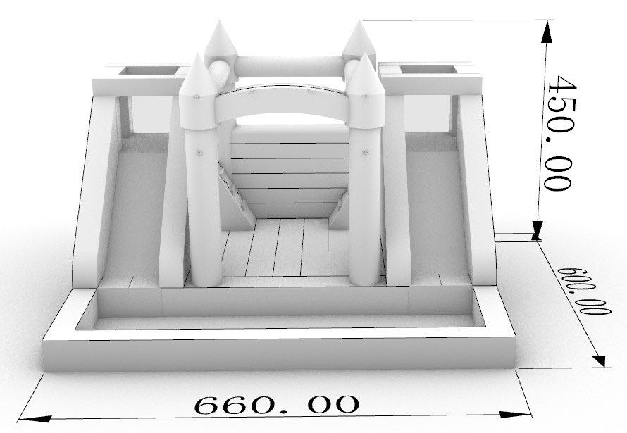 White Castle Bounce House with Slides (Category: Infant Playtime) located in Quezon City. Submitted by flacko1998 (Listing ID 1426398877, Image 2). Description: Inflatable bounce house features a castle design with two slides. It has dimensions of 660.00 x 600.00 x 450.00. It includes a climbing area and a spacious bouncing area..
