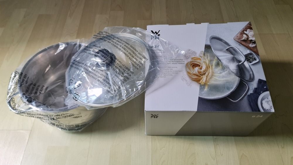 WMF Diadem Plus High Casserole Pot with Glass Lid 24cm