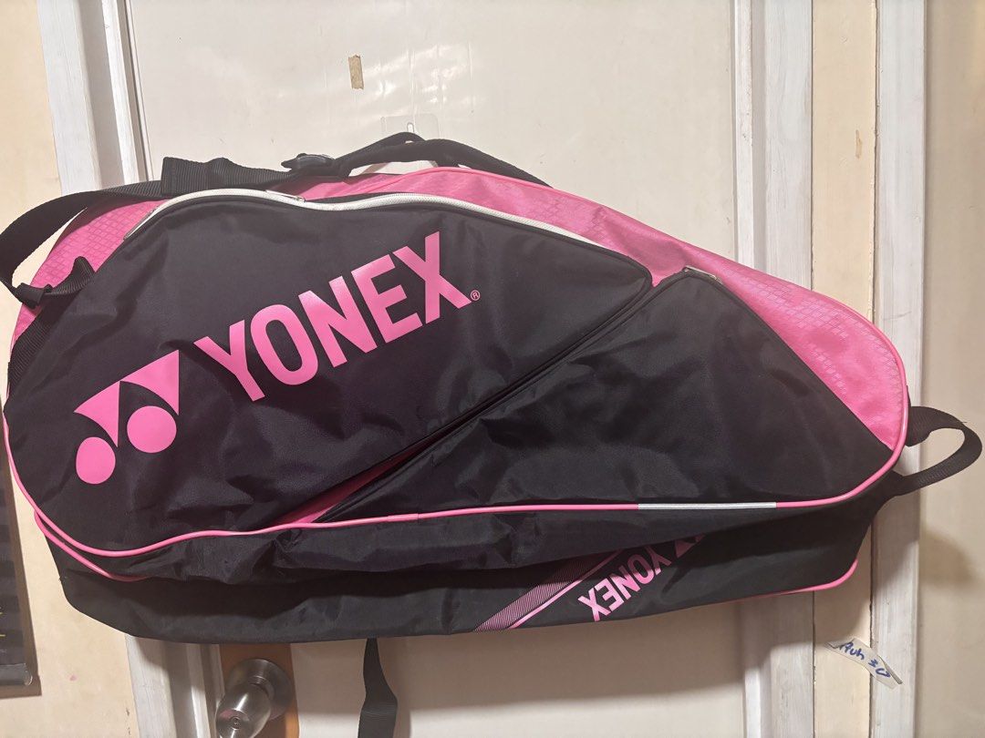 Yonex Badminton Racket Bagnet Pink 6R (Category: Racket and Ball Sports) located in Quezon City. Submitted by m2yjapansurplus_quezoncity (Listing ID 1426536705, Image 2). Description: Price Negotiable just Offer Pink Yonex Tennis Bag 6Racket Capacity Good As New, from Japan.