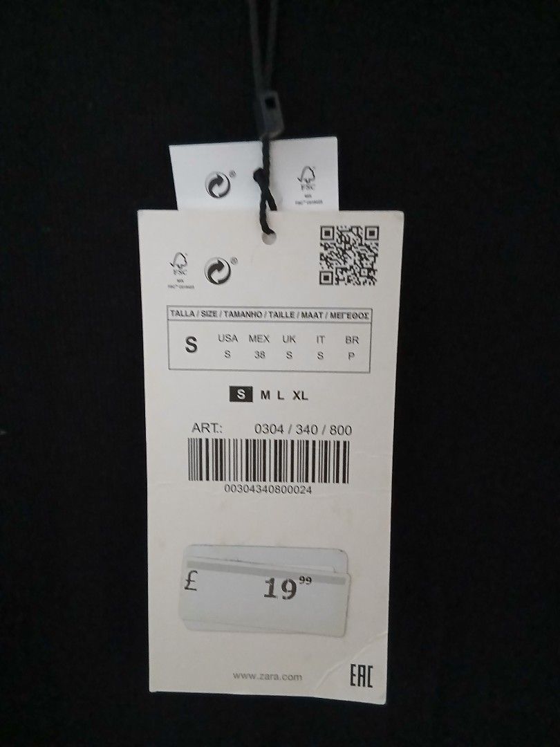 Zara Black Sweater (For Men) (Category: Tshirts & Polo Shirts ) located in Balanga. Submitted by bdd__ (Listing ID 1426515283, Image 3). Description: Brand new, old stock Comes with tags.